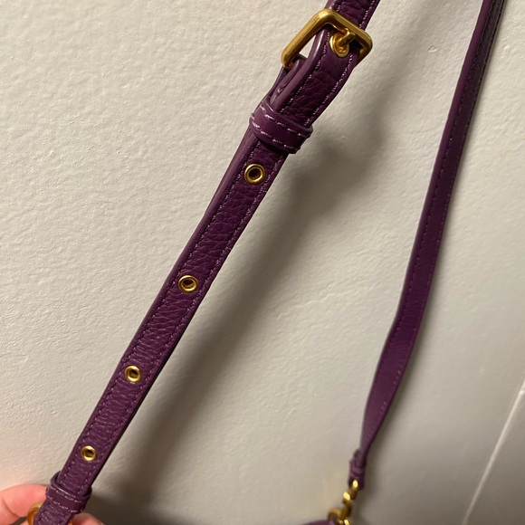 Marc By Marc Jacobs Purple Leather Crossbody Bag - Picture 8 of 10